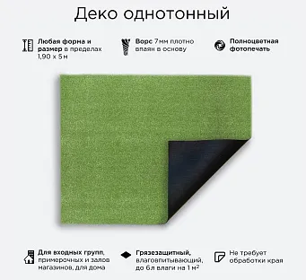 Деко однотонный — влаговпитывающий коврик